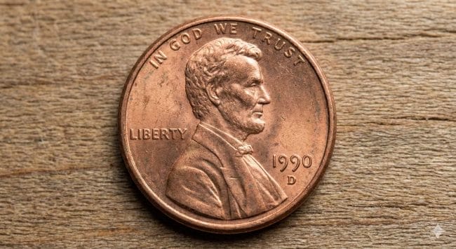 1990 penny worth over $5000