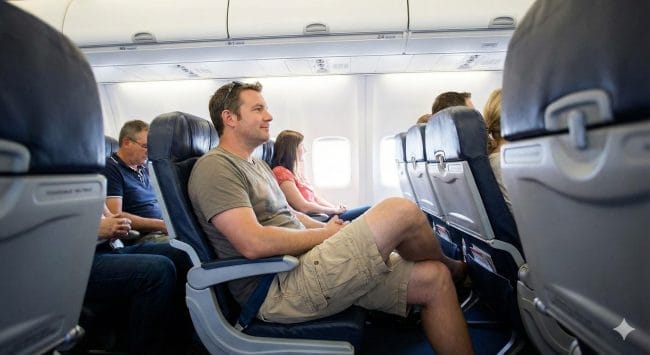 wear shorts on a plane