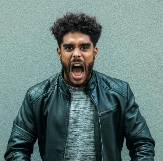Man Yelling