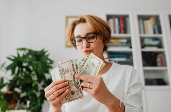 Woman With Money