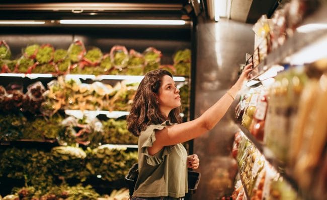 Woman In Grocery Store